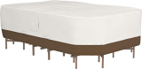 Amazon Basics Rectangular Oval Table and Chair Cover