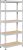 Topeakmart 5-Tier Utility Shelves 27.4×11.6×60 Inch