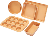 Amazon Basics Ceramic Nonstick 5-Piece Baking Sheets