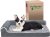 Furhaven Orthopedic Cooling Gel and Memory Foam Pet Beds, Medium