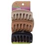 3-Count Planet Goody Sustainable Round Claw Clips