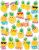 80CT Eureka Educational Pineapple Scented Stickers 650933