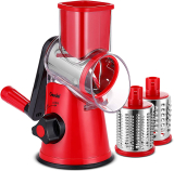 Geedel Rotary Cheese Grater Kitchen Mandoline Vegetable Slicer