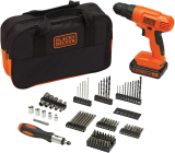 BLACK+DECKER 20V MAX Drill & Drill Bit Set 100Pc BDC120VA100