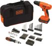 BLACK+DECKER 20V MAX Drill & Drill Bit Set 100Pc BDC120VA100