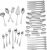 Lenox 892282 Alcott 89-Piece Flatware Set