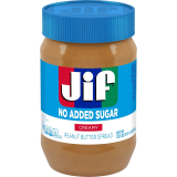 8PK Jif No Added Sugar Creamy Peanut Butter Spread 33.5oz