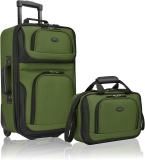 U.S. Traveler Rio Rugged Fabric Expandable Carry-On 2-Pcs
