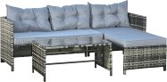 Outsunny 3-Piece Wicker Patio Furniture Sets