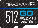 TEAMGROUP GO Card 512GB Micro SDXC 4K Memory Card