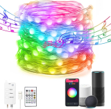 AvatarControls 32.8ft Smart Fairy Lights Works w/Alexa