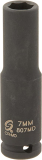 Sunex 807md 1/4-Inch Drive 7-Mm Deep Impact Socket