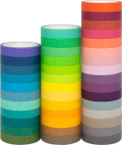 Ieebee 40-Rolls Washi Tape Set Decorative Masking DIY Tapes