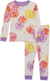 Burt’s Bees Baby Girls Pajamas Tee and Pant 2-Piece Pj Set