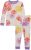 Burt’s Bees Baby Girls Pajamas Tee and Pant 2-Piece Pj Set