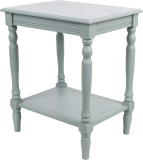 Decor Therapy Simplify Wood Accent Storage Shelf End Table