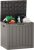 East Oak 31-Gallon Storage Deck Box with Padlock