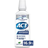 ACT Whitening + Anticavity Fluoride Mouthwash 16.9 Fl Oz