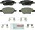 Bosch BC1033 QuietCast Premium Ceramic Disc Brake Pad Set