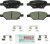 Bosch BC1033 QuietCast Premium Ceramic Disc Brake Pad Set