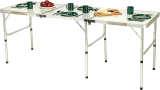 Trademark Innovations Portable Aluminum Folding Table