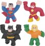 4 Pk Heroes of Goo Jit Zu Licensed DC Superhero Action Figure