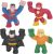 4 Pk Heroes of Goo Jit Zu Licensed DC Superhero Action Figure