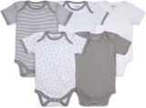 5-Pack Burts Bees Baby baby-boys Bodysuits