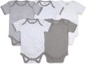 5-Pack Burts Bees Baby baby-boys Bodysuits