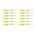 12-Pack Amazon Basics Liquid Ink Highlighters Chisel Tip Yellow