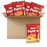 6-Pk Cheez-It Puff’d Cheesy Baked Snacks, Double Cheese, 18oz Case