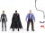 3-Pack DC Comics 4-inch Batman Action Figures w/ Accessories