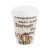 100-Count Amazon Basics Paper Hot Cups with Lids 12oz