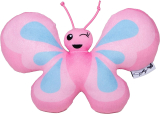 Doggy Parton Pink Winking Butterfly Toy