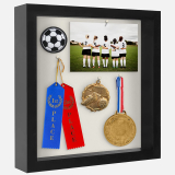 Americanflat 11×11 Shadow Box Frame with Soft Linen Back