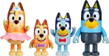4-Pack Bluey The Show Bingo, Chilli & Bandit 2.5-3 in Figures