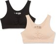 2-PK Fruit of the Loom Women’s Shirred Front Sport Bra