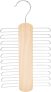 2PK Amazon Basics 20 Bar Wooden Tie Hanger & Belt Rack