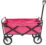 MacSports Heavy Duty Steel Frame Collapsible Utility Wagon Cart