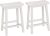 2 Amazon Basics Solid Wood Saddle-Seat Counter-Height Stool