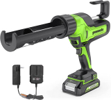 Greenworks 24V Cordless Caulk Gun 6-Speed w/Battery & Changer