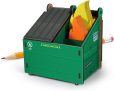 Genuine Fred Desk Dumpster Pencil Holder with Note Cards