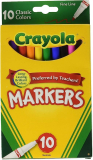 3-Pack Crayola Markers Fine Line Classic Colors 10-Ct