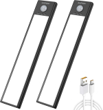 2-Pack AMZHelper 32-LED Motion Sensor Under Cabinet Light