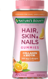 2 Nature’s Bounty Hair Skin & Nails w/Biotin and Collagen 80-Ct