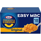 18-Pack Kraft Easy Mac Original Macaroni & Cheese Microwavable Dinner