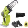 Sun Joe 24-Volt iON+ Cordless 5-inch Mini Chainsaw w/Battery + Charger