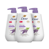 3-Ct Dove Body Wash w/Pump Lavender Oil & Chamomile 30.6-Oz
