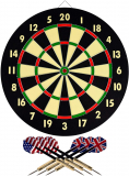 Trademark Games Dartboard Set ?15-DG5218 For $20.69 (Reg $30)?