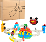 Disney Junior Mickey Mouse Around Town Track Set w/Toy Train 35pc